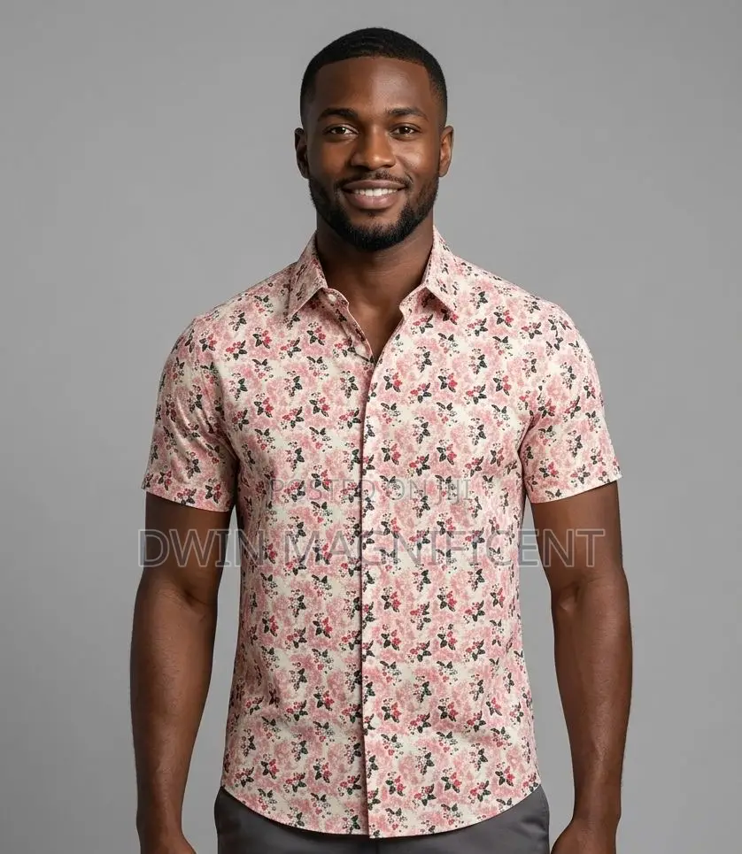 L 2029 Patterned Regular Fit Dress Shirt.