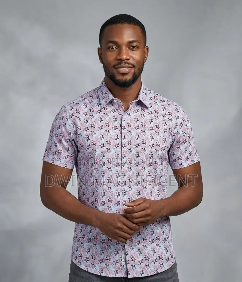 L 2029 Patterned Regular Fit Dress Shirt.