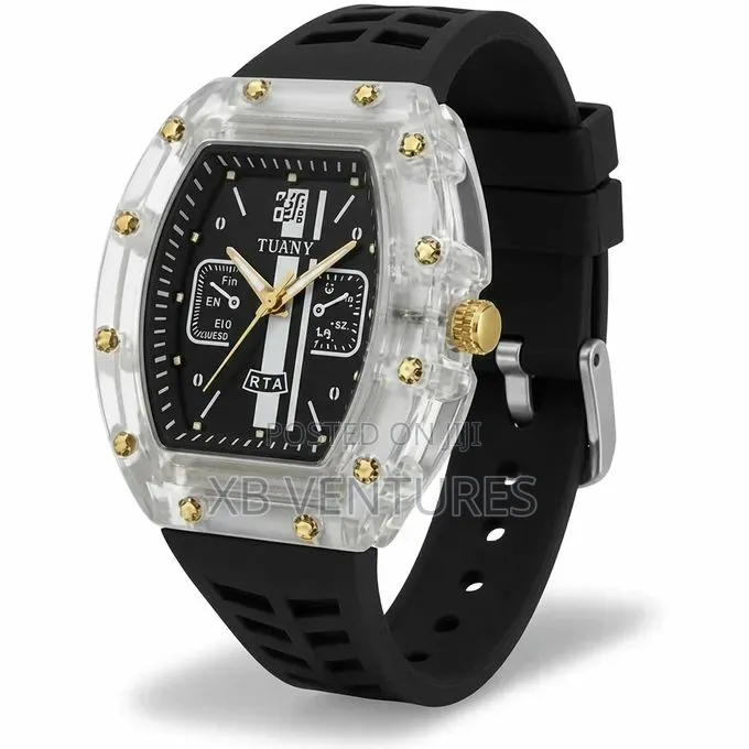 Luxury Transparent Skeleton Quartz Watch