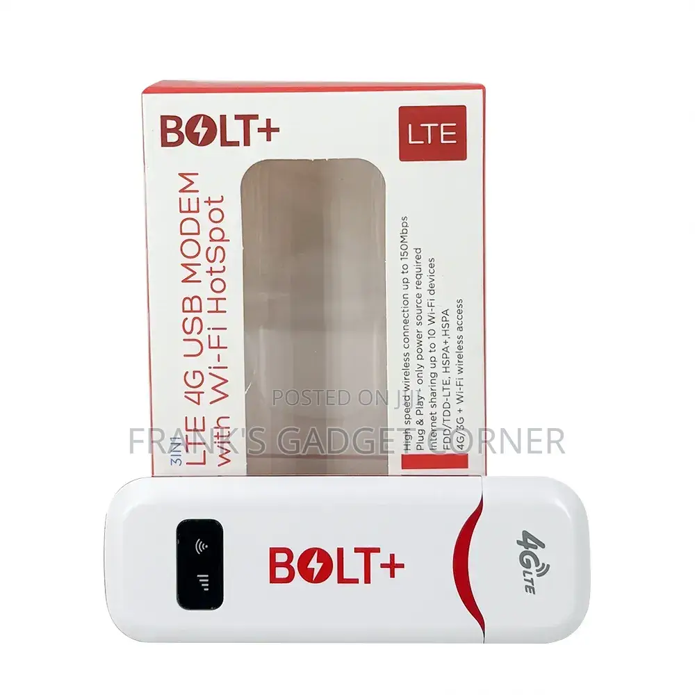 Bolt+ Lte 4g Modem With Wifi Hotspot