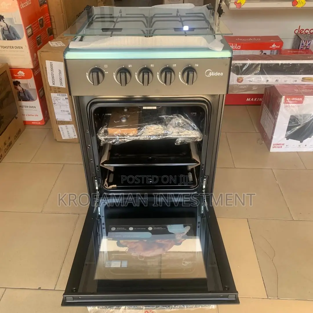 Midea 50x55cm 4burner Gas Cooker With Oven and Grill