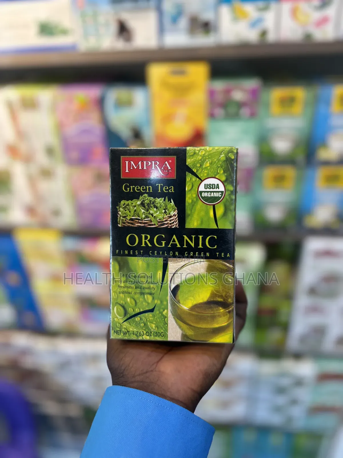 Impra Organic Green Tea For Antioxidant Natural Wellness Support
