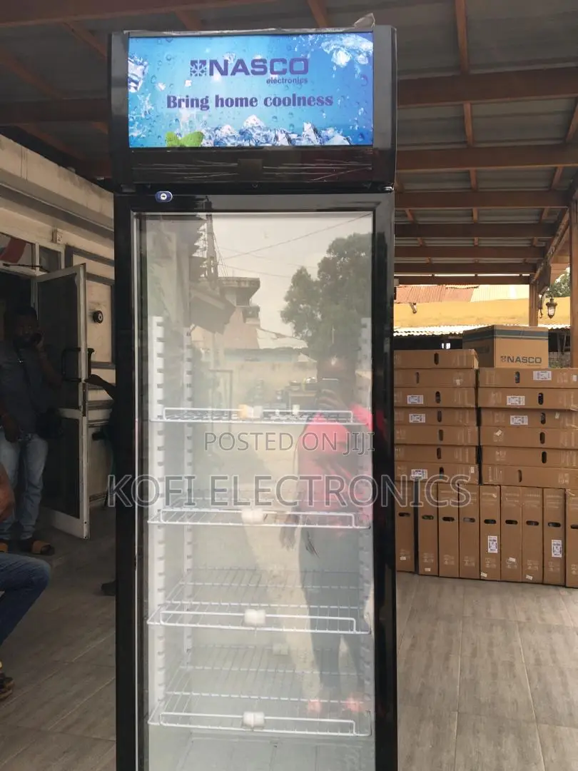 Nasco 358 Litres Showcase Fridge With Glass Door