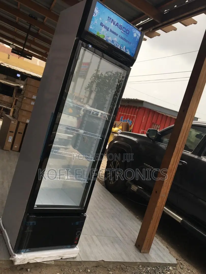 Reliable Nasco 358l Display Fridge With Bright Interior