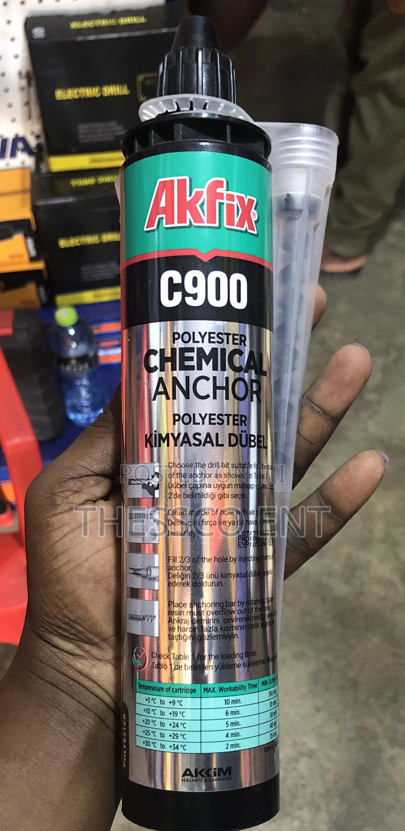 Chemical Anchor