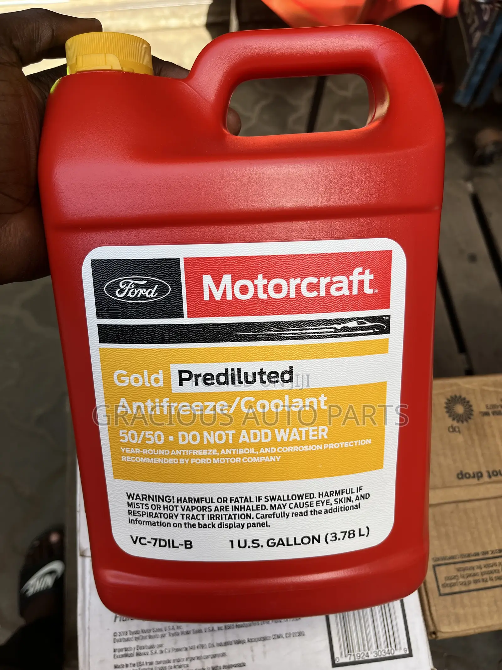 Gold Prediluted Antifreeze Coolant 50/50