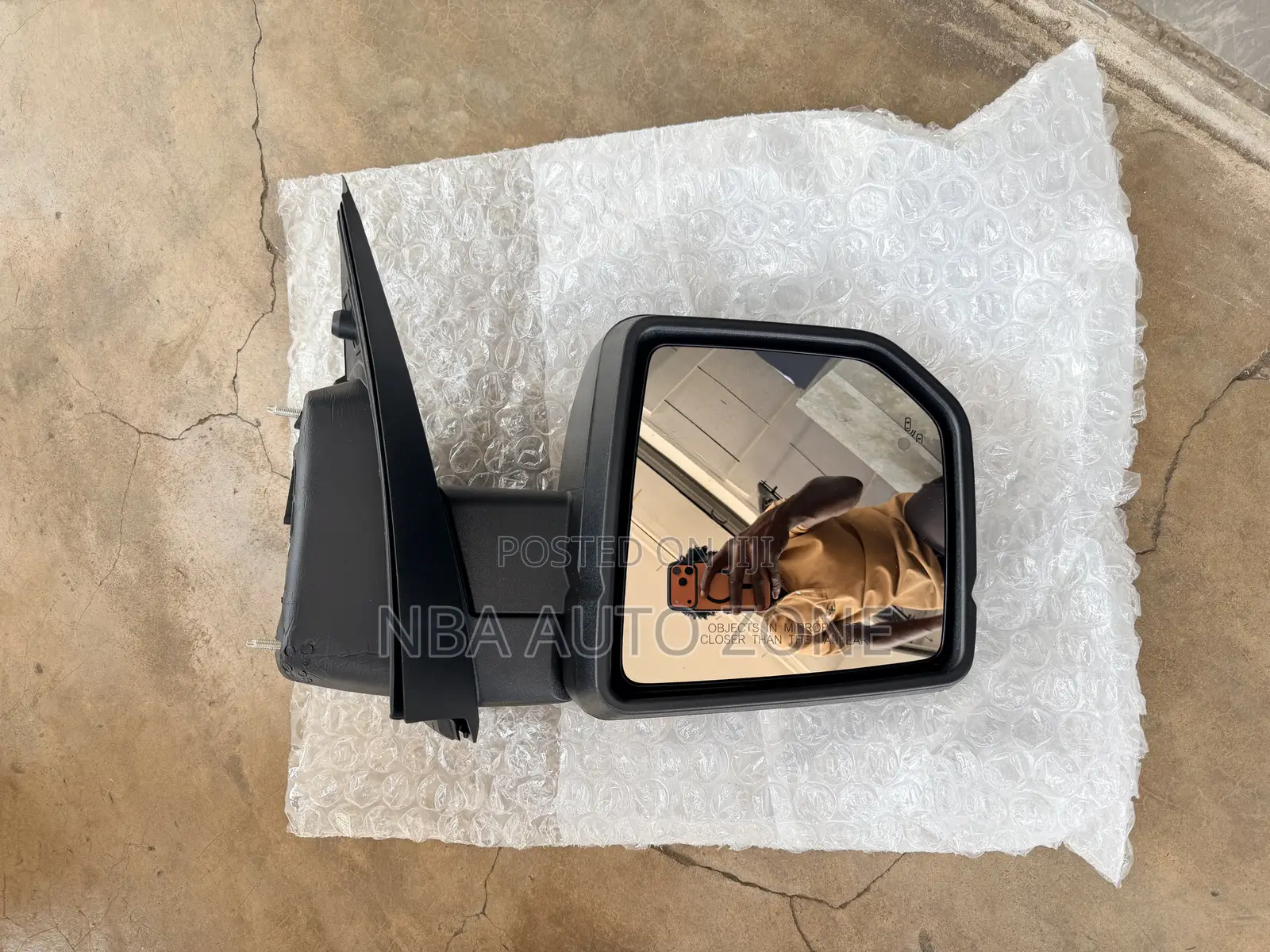 Ford F-150 Side Mirror With Sensor Led 2017-20 Complete All Black