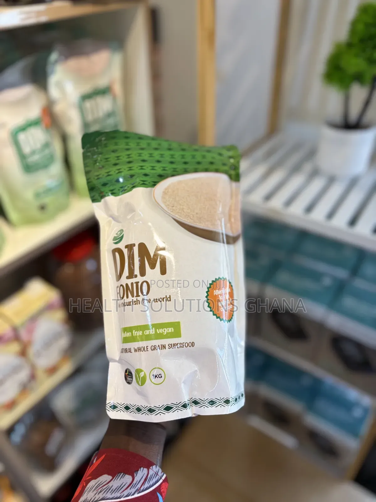 Dim Fonio Cereal For Nutritious Energy Wellness Support