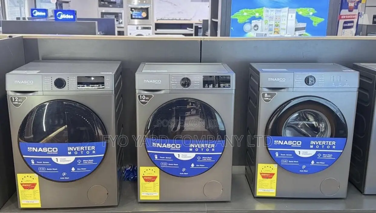 10kg Full Automatic Nasco Front Load Washing Machine