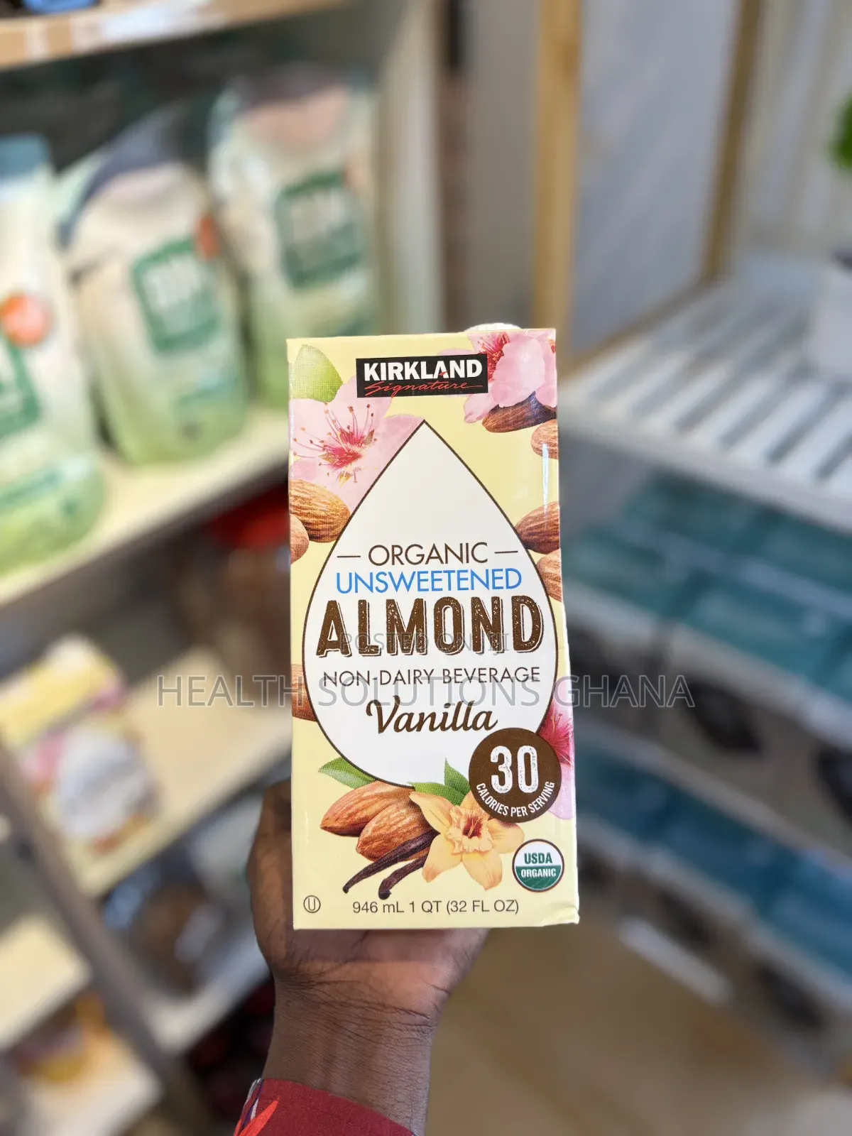 Unsweetened Almond Vanilla Milk For Dairy Free Wellness Refreshment