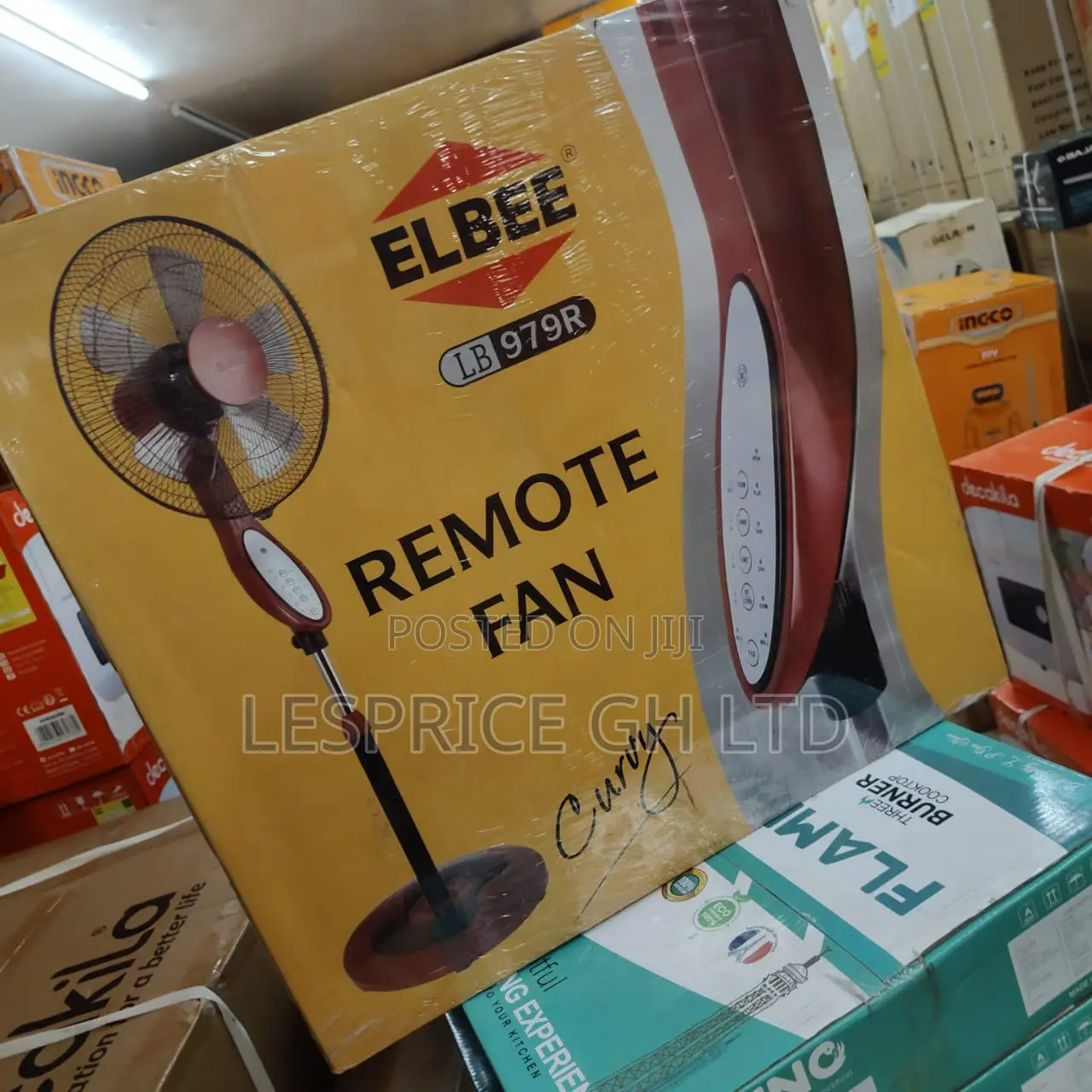 Easy Life, Soft Life With Our New Pedestal Fan With Remote Control