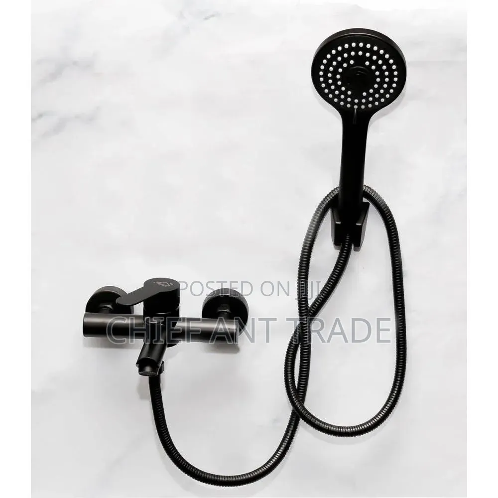 Hot and Cold Black Telephone Shower 
