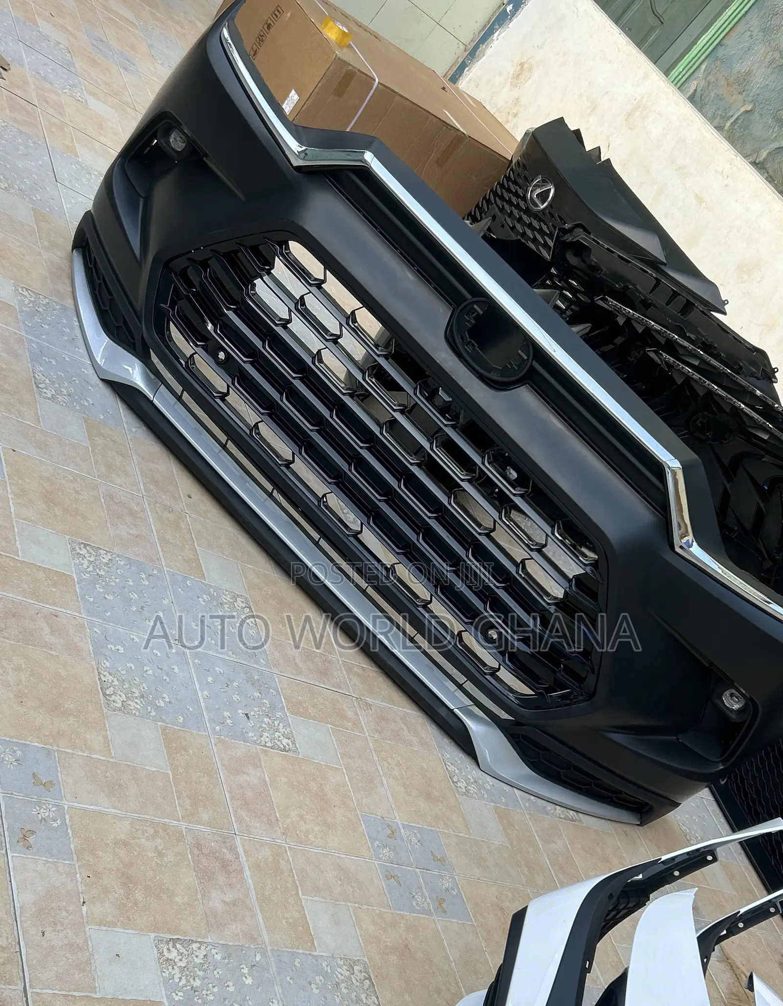 Toyota Highlander Grand Complete Front Bumper Fit for 2024, 2025