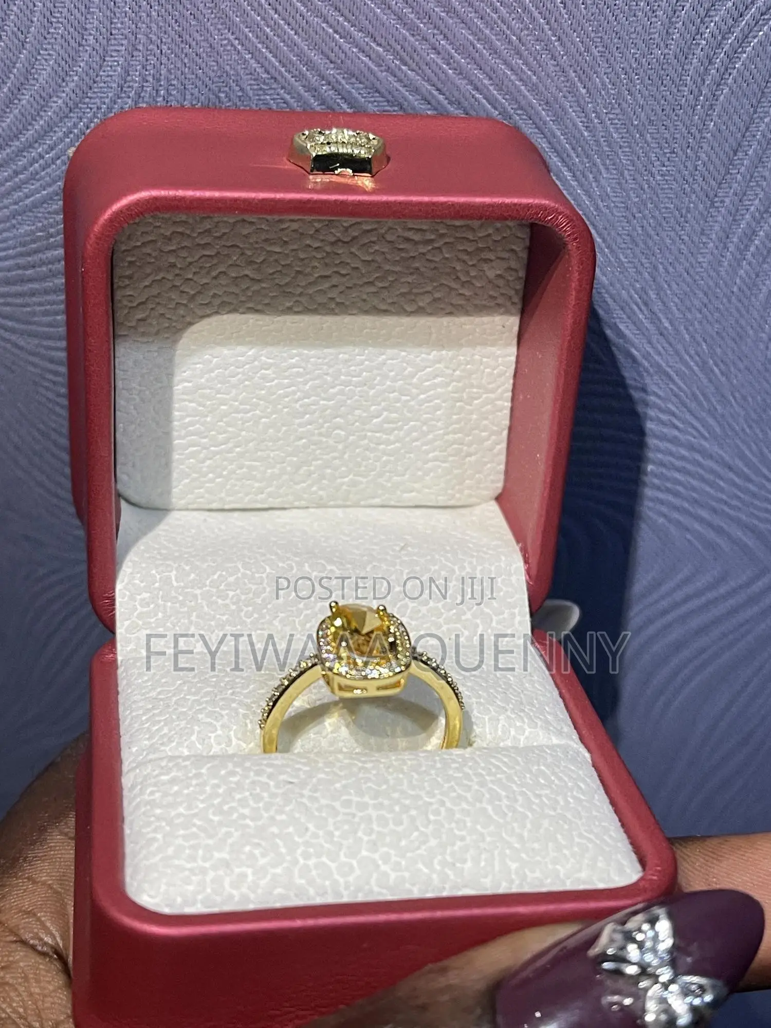 Elegant- Gold- Plated Statement Rings