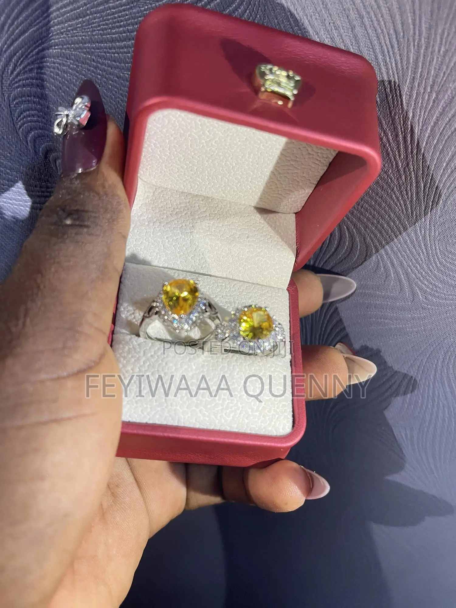 Elegant- Gold- Plated Statement Rings