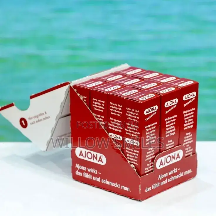 Ajona Stomaticum Toothpaste + Brush + Tongue Scraper