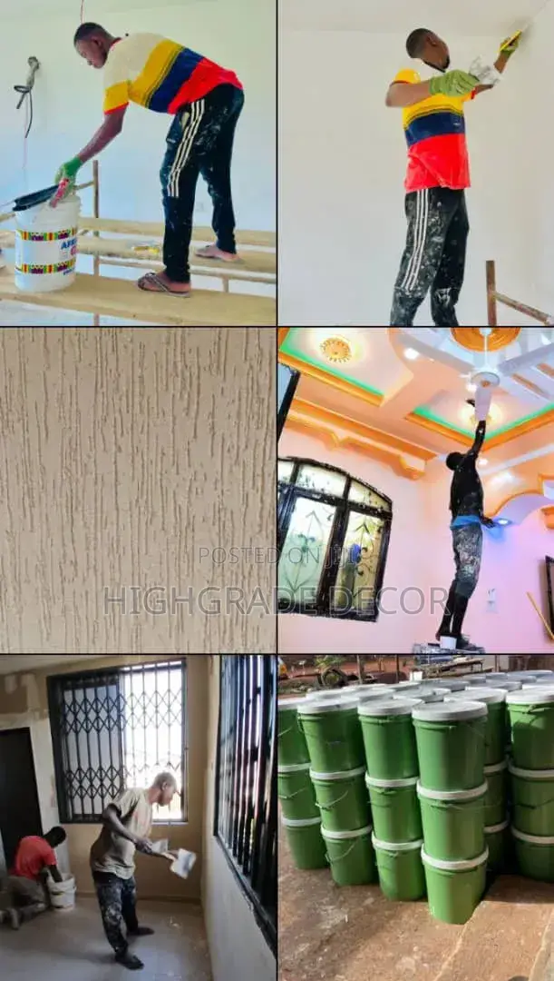 Painting Work Graffiato Design Paint,Pop Skimming,House