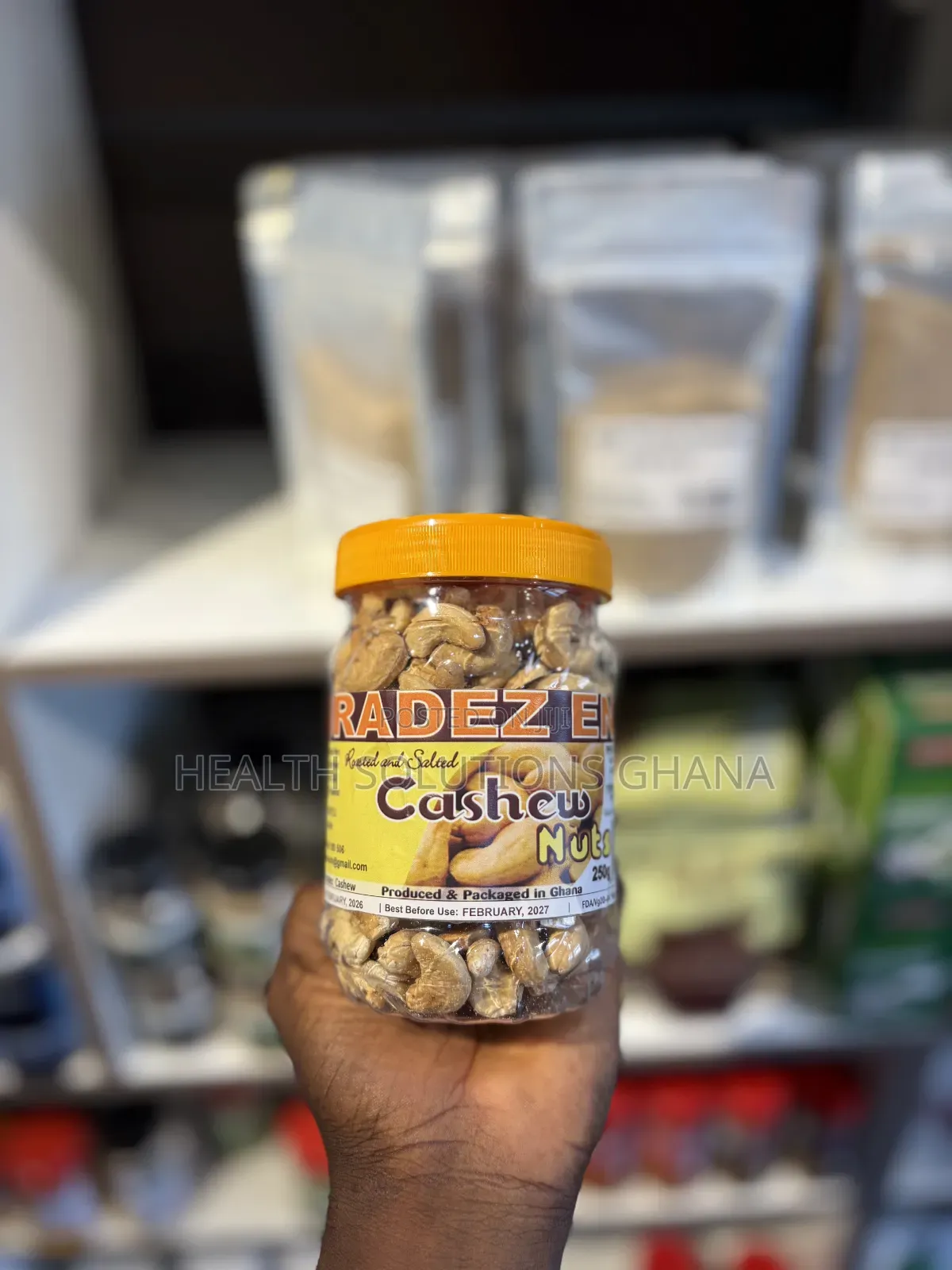 Cashew Nuts 250g for Energy Heart-Healthy Nutrition Support