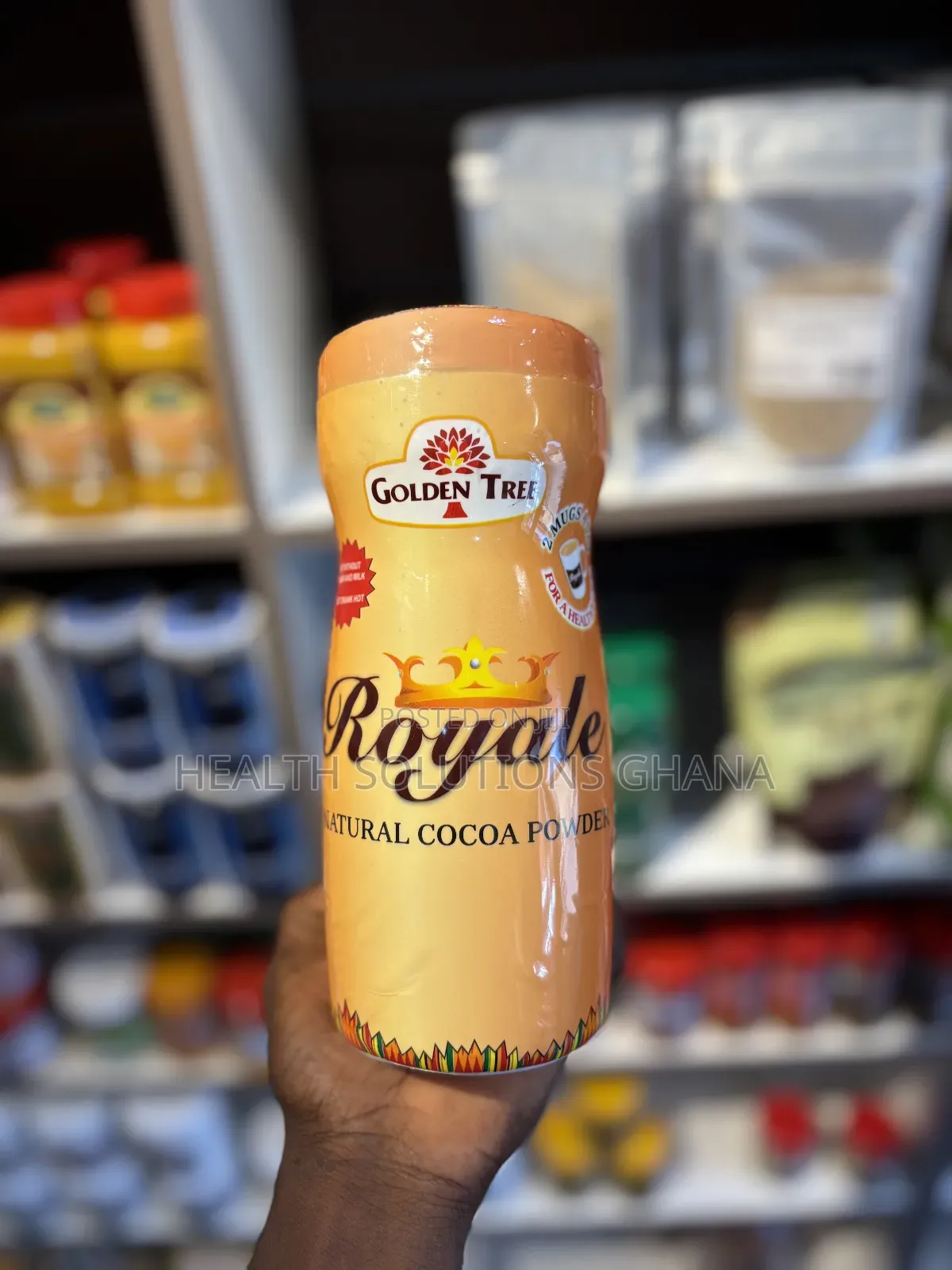 Royale Natural Cocoa Powder for Rich Antioxidant Energy Support