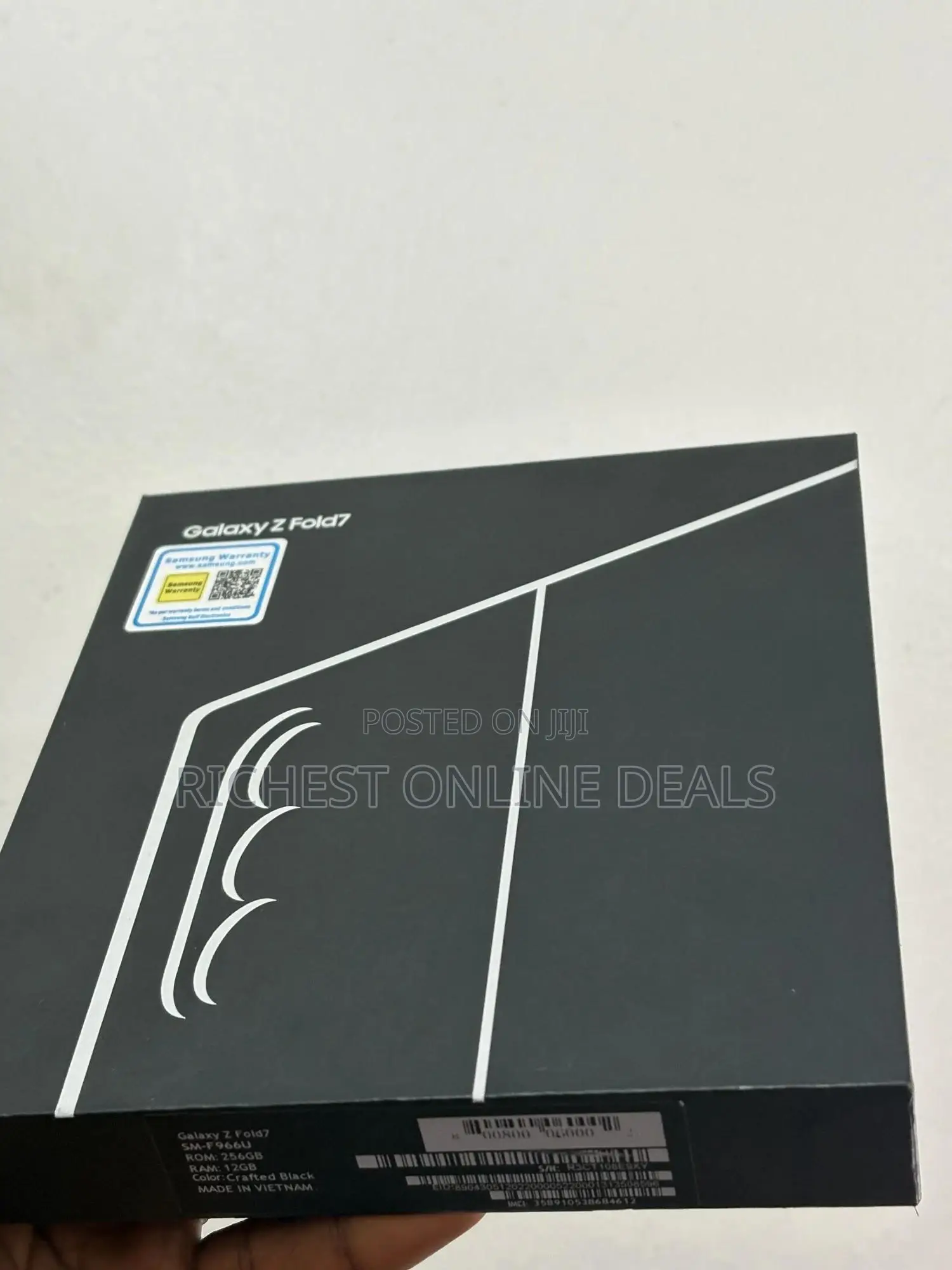 New Samsung Galaxy Z Fold7 256 GB Silver
