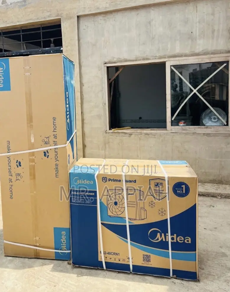 Sleek Midea 5.0hp Floor Standing Air Conditioner(Mj2-48crn1)White