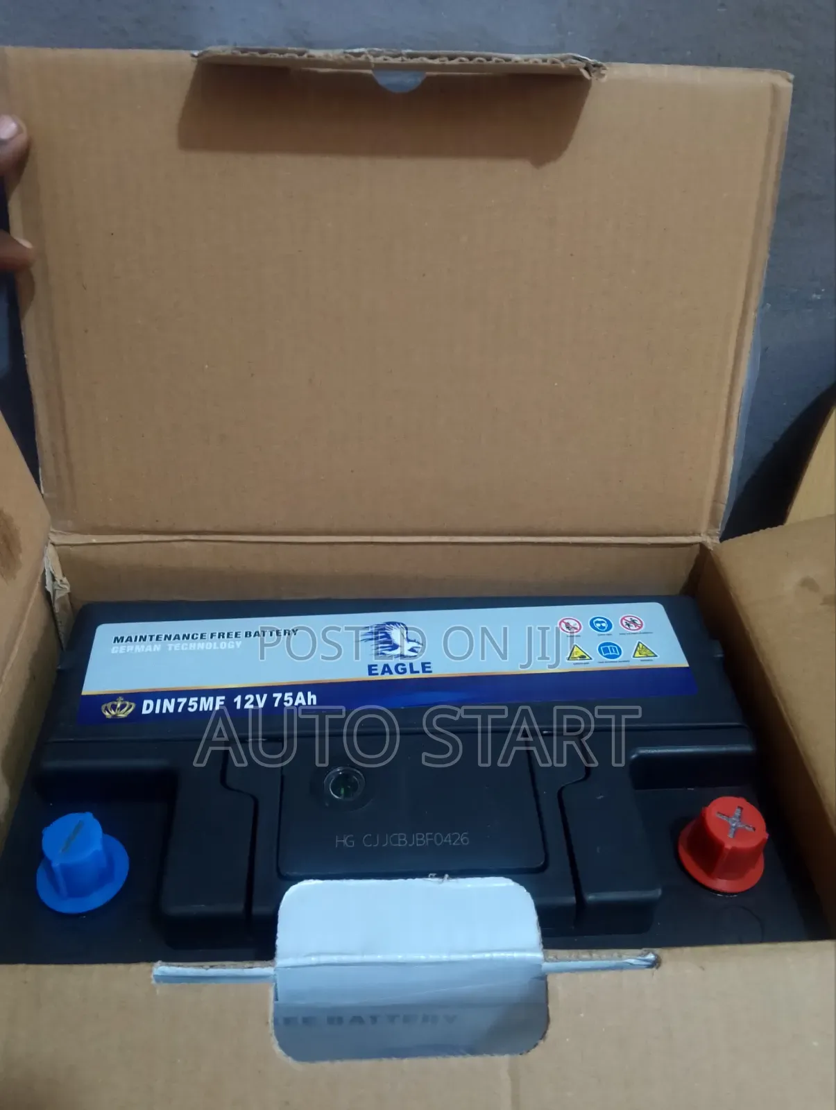 Car Battery 75ah+Free Delivery