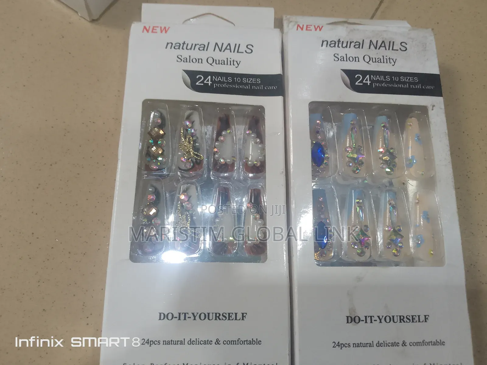 Do It Yourself Gel Nails (Stone Designed)
