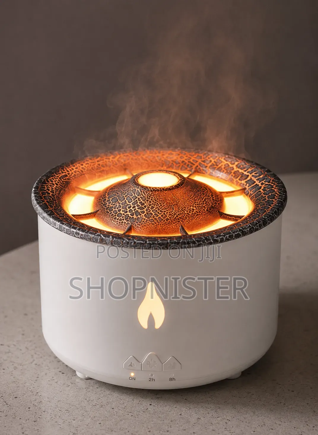 Flame Air Humidifier Volcanic Aroma Diffuser