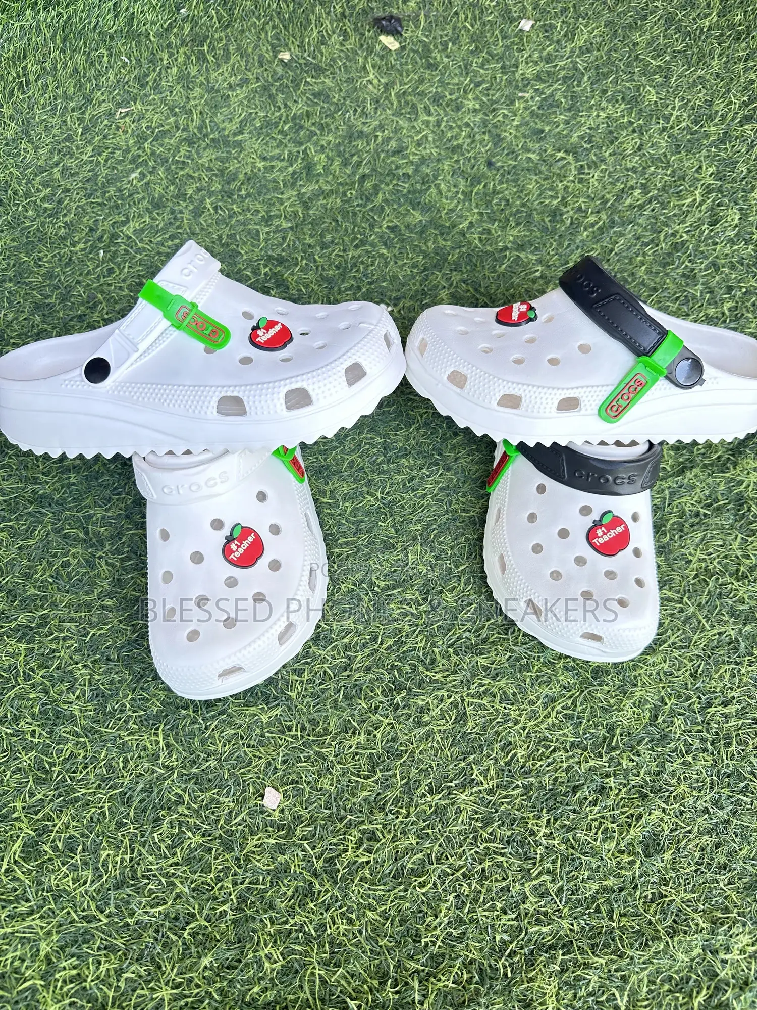 Female White Crocs