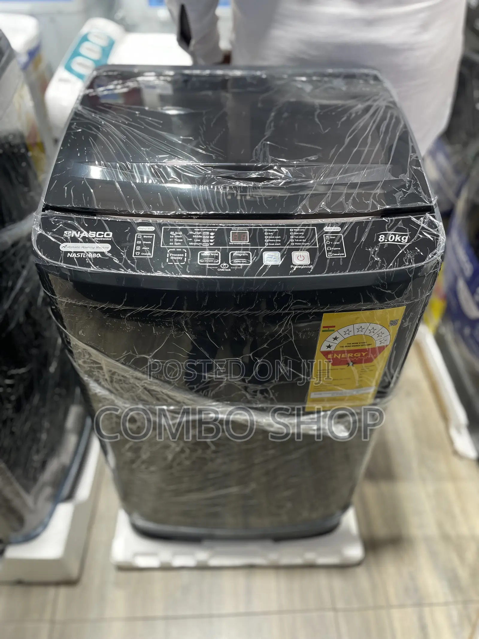 Nasco 8kg Fully Automatic Washing Machine