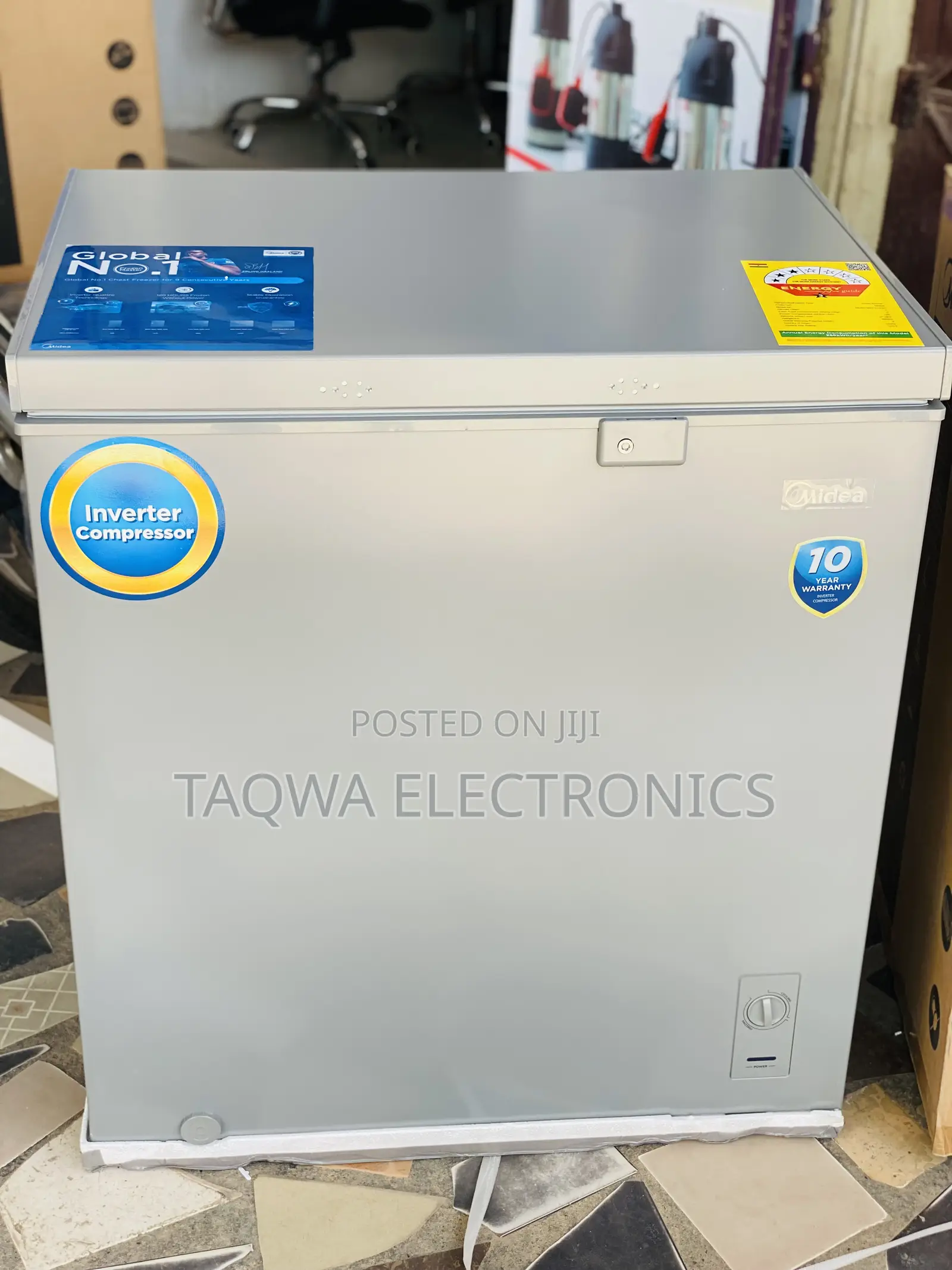 Lasting Midea 198 Litres Chest Freezer