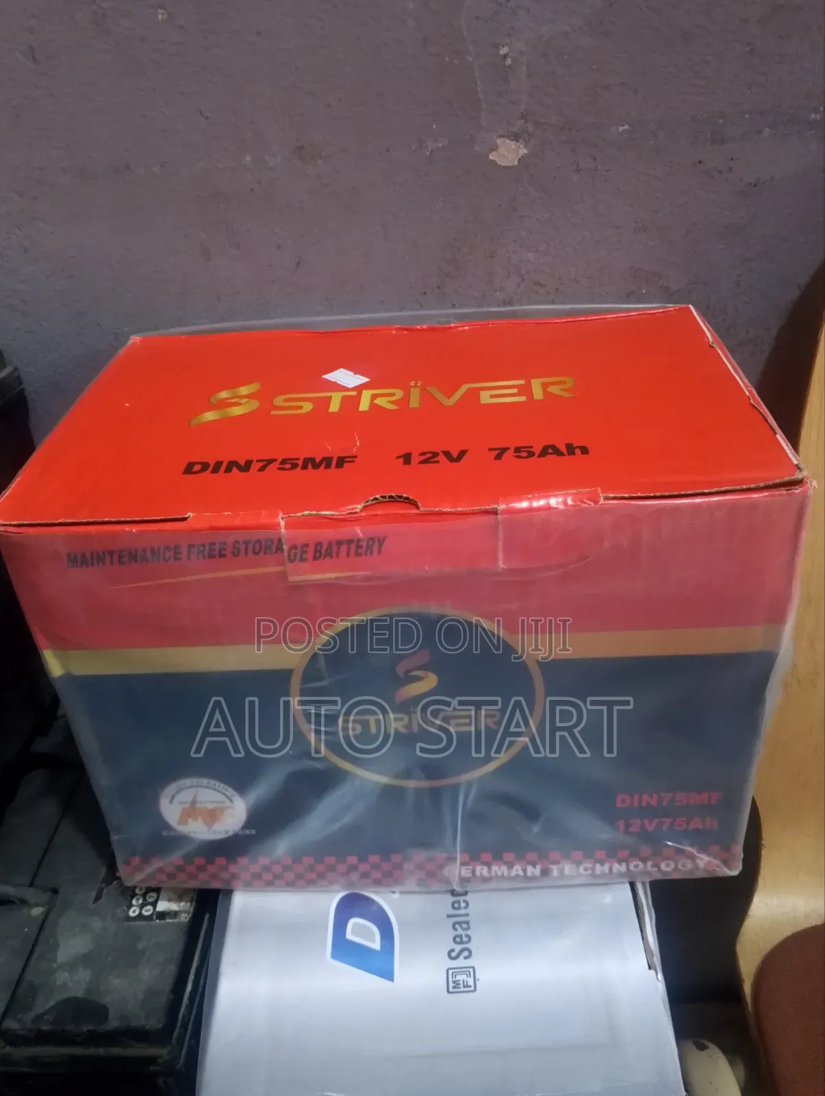 Car Battery 75ah + Free Delivery Within Accra