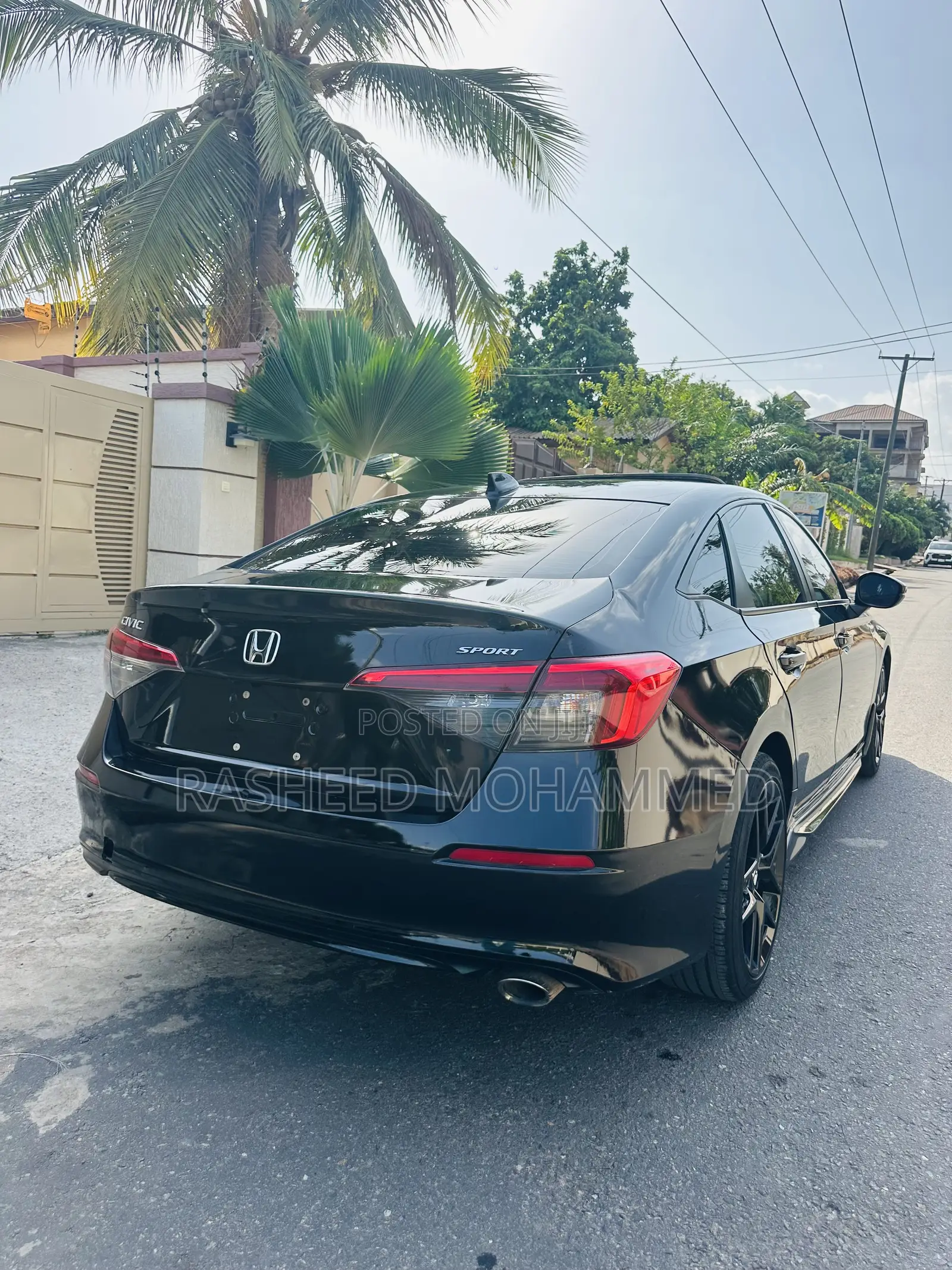 Honda Civic Sport 2022 Black