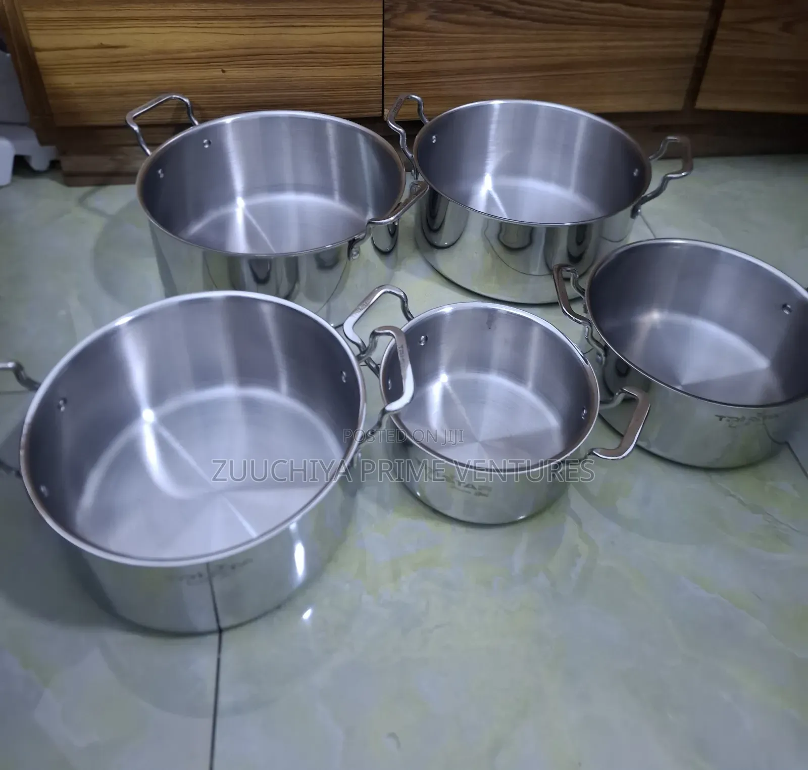 10pcs Tristar Tri-Ply Stainless Steel Casserole Cookware Set Uk