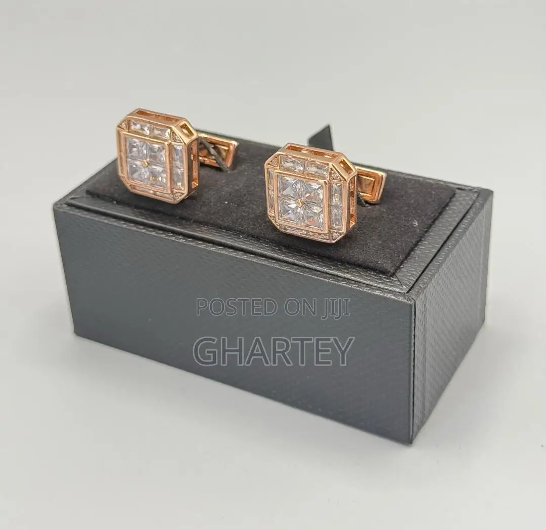 Unique Rosegold Luxury Designed Cufflinks