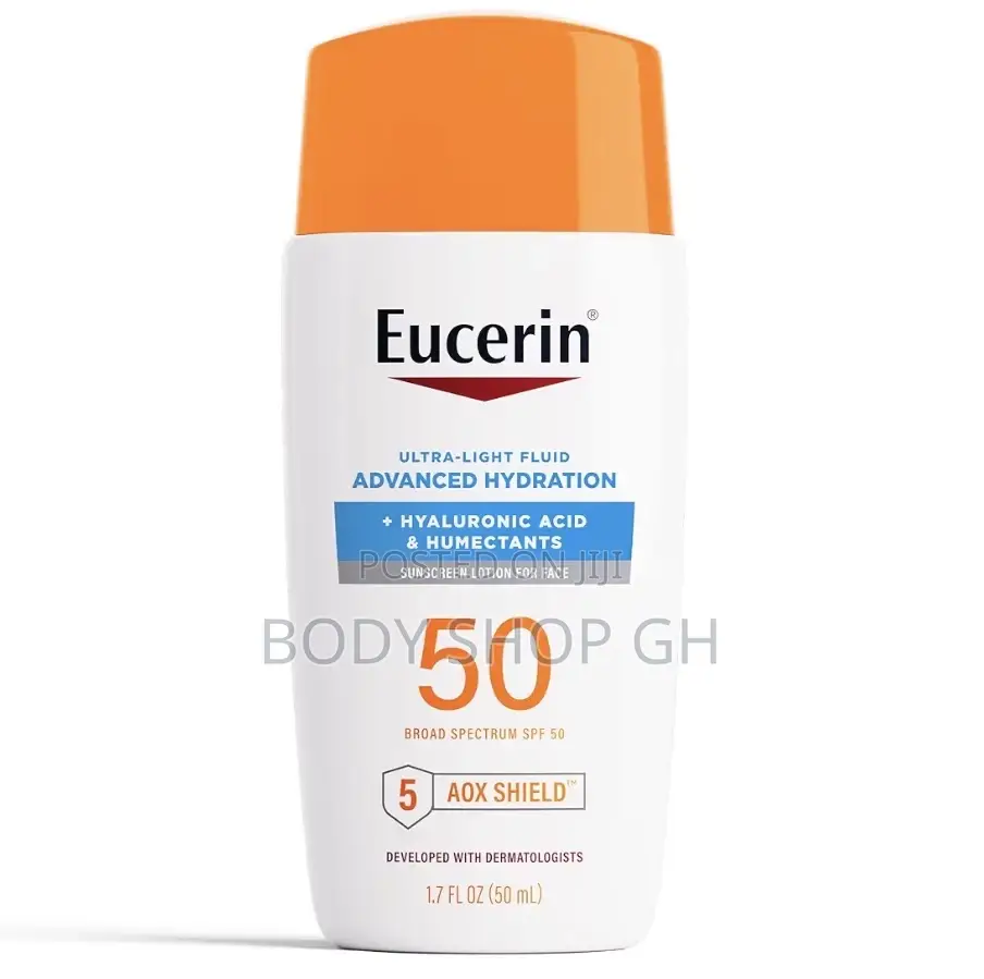 Sunscreen SPF 50 With Hyaluronic Acid Hydrating Sunscreen for Face