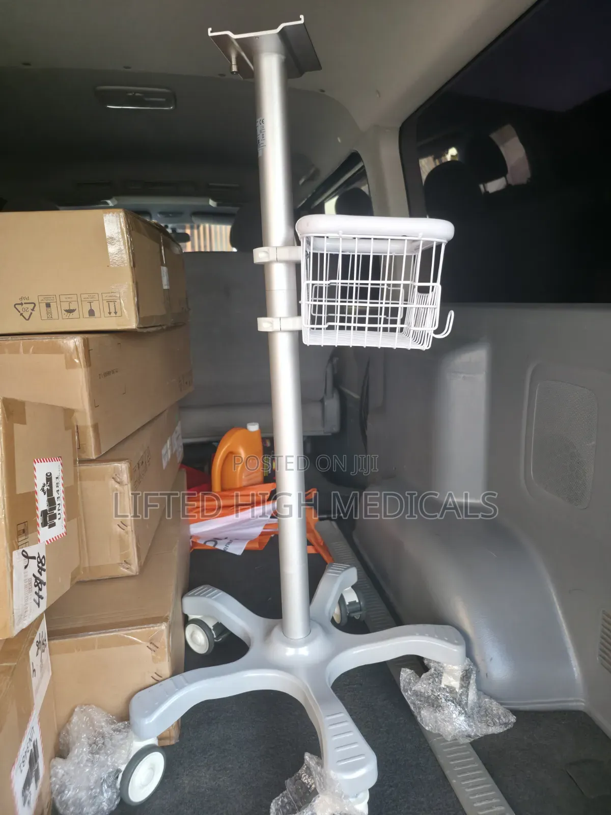 Ultrasound Trolley – Mobile Stand for Scan Machines (Edan)