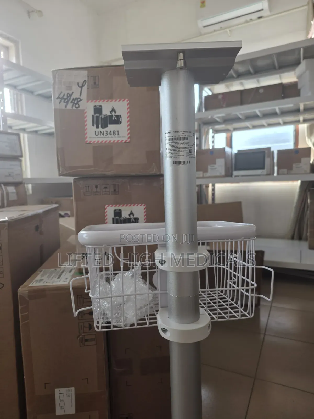 Ultrasound Trolley – Mobile Stand for Scan Machines (Edan)