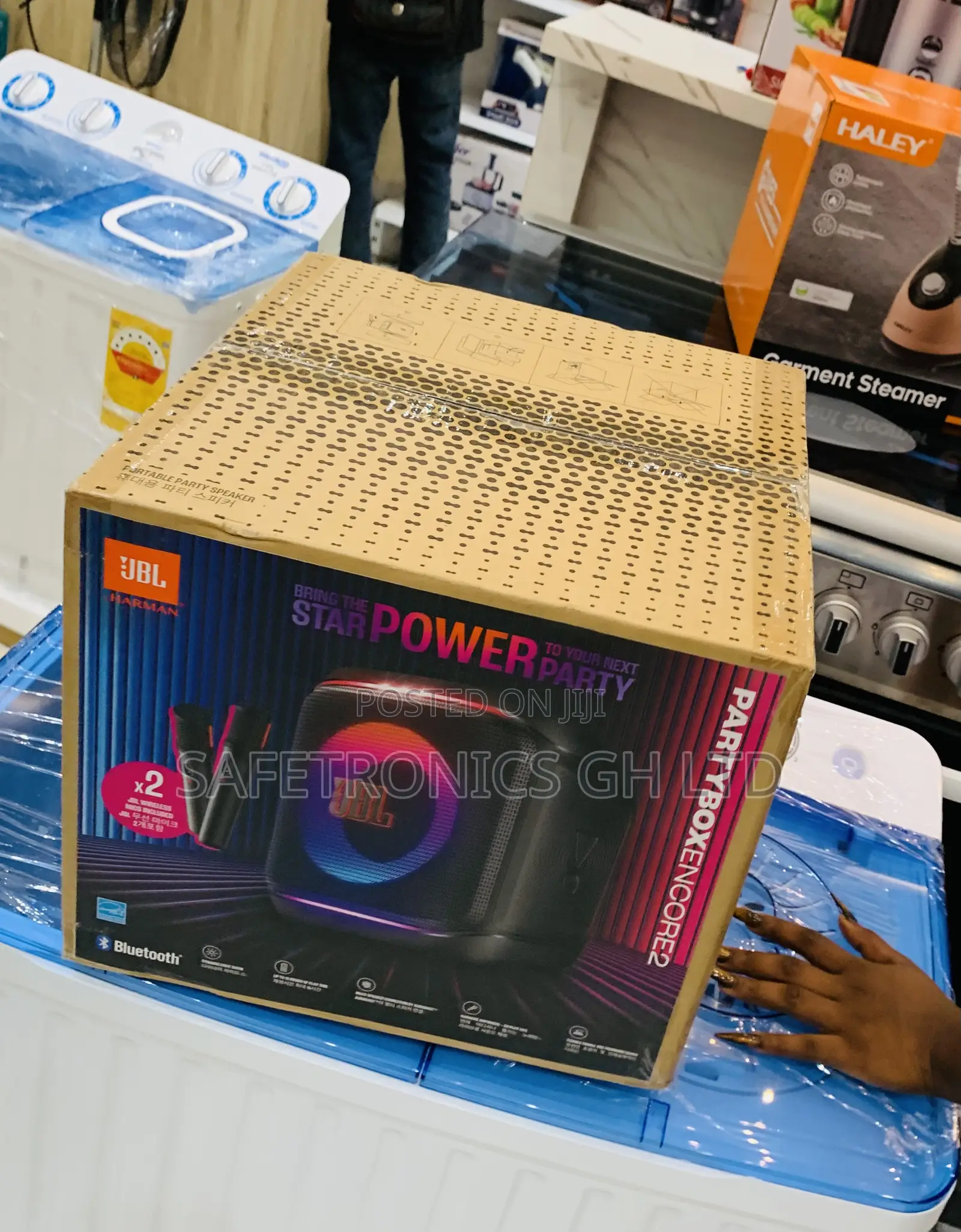 Shop Good JBL Partybox Encore 2 Portable Party Speaker With 2 Mics