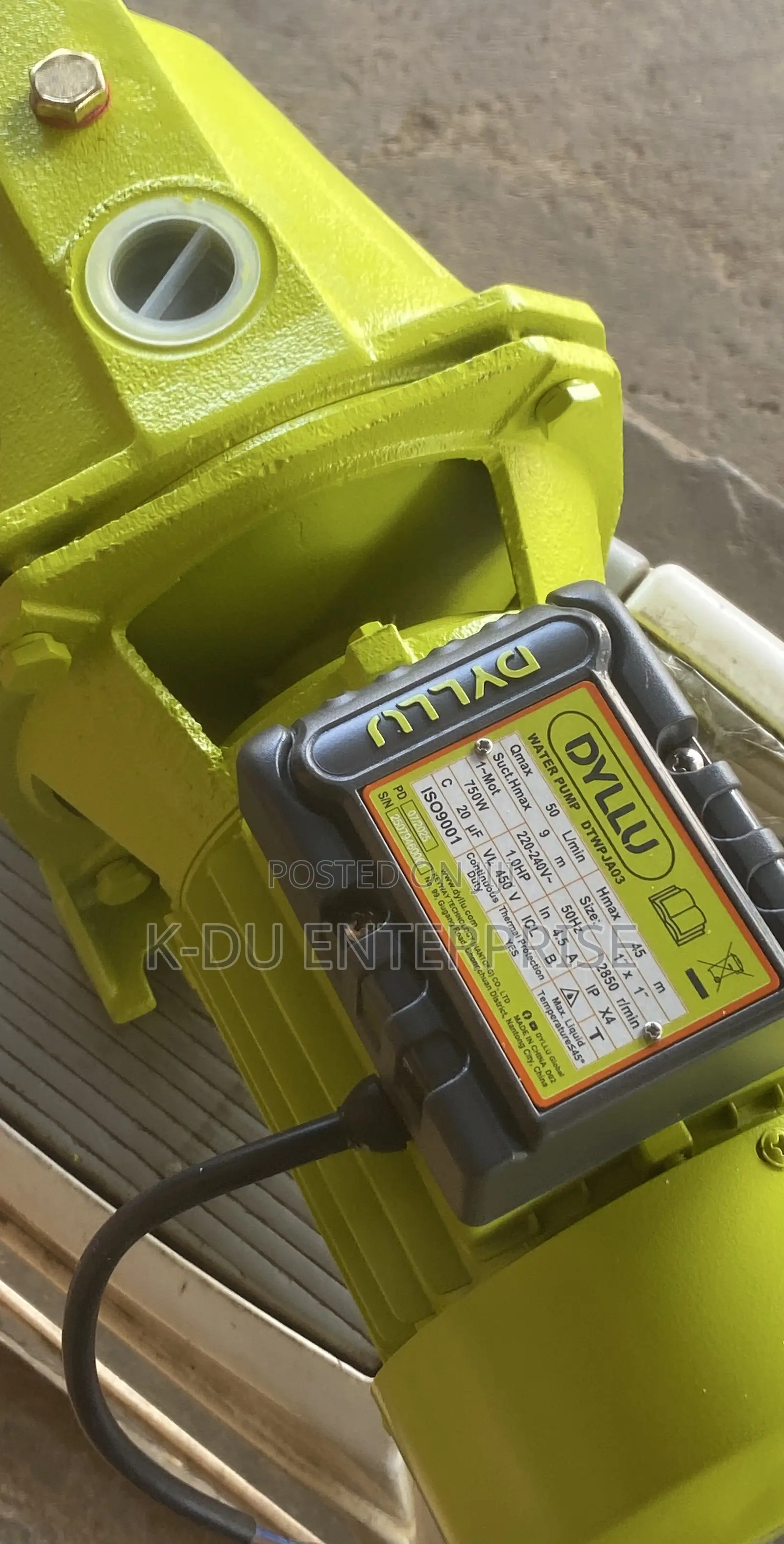 Dyllu Jet Water Pump 1.0hp
