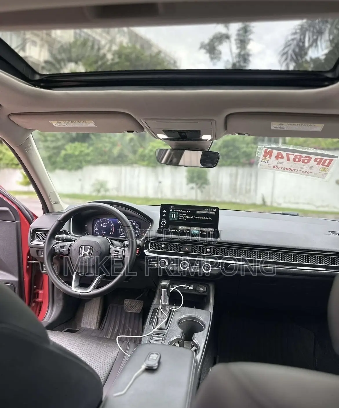 Honda Civic Touring 2022 Red