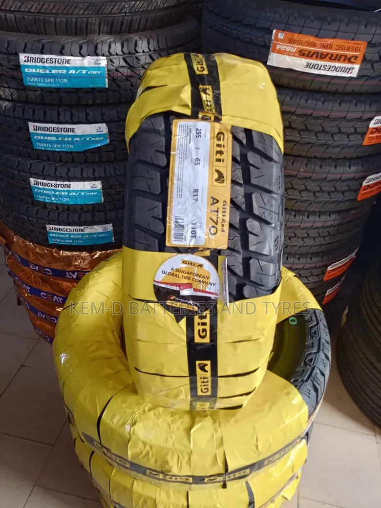 255/65r17 Giti Tyres All Terrain - Free Delivery or Free Installation