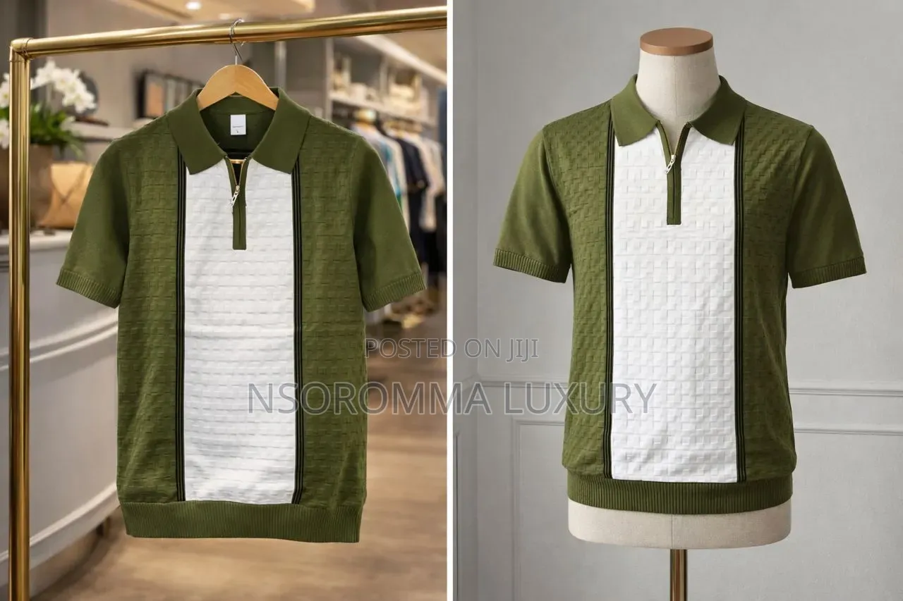 Strip Coloured Knitted Shirt