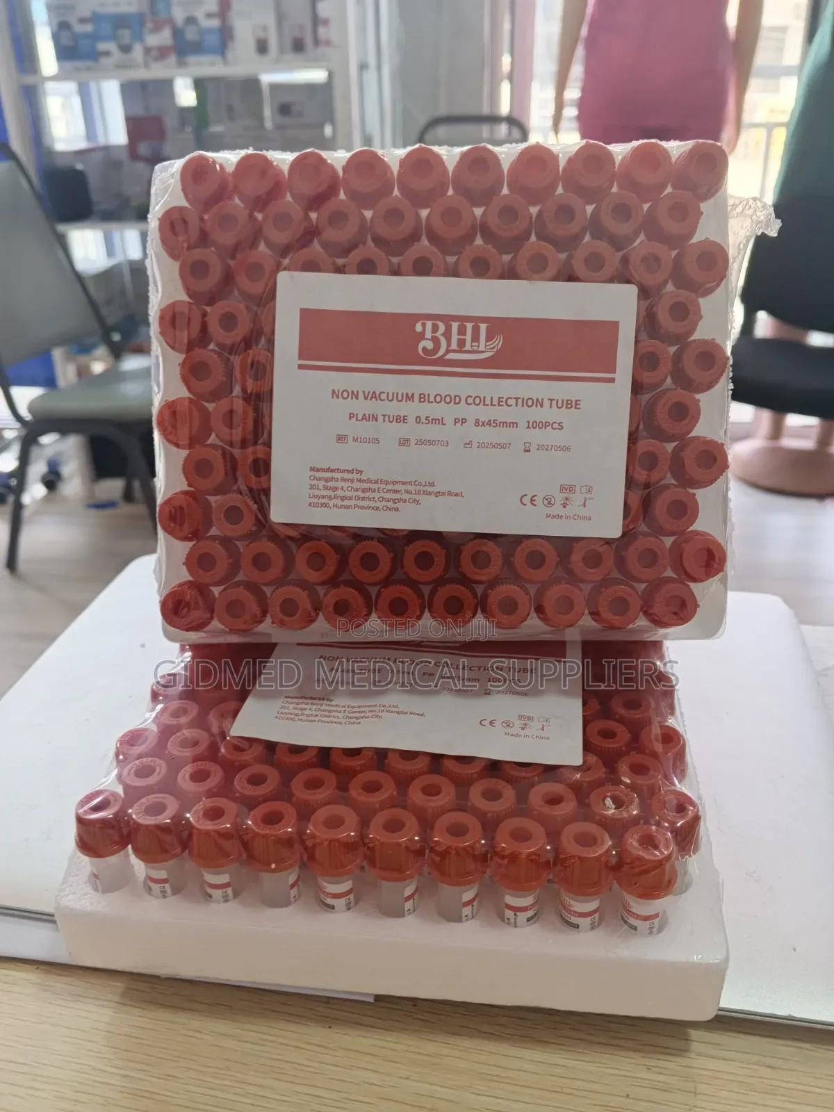 Plain Tubes Pediatric 0.5ml