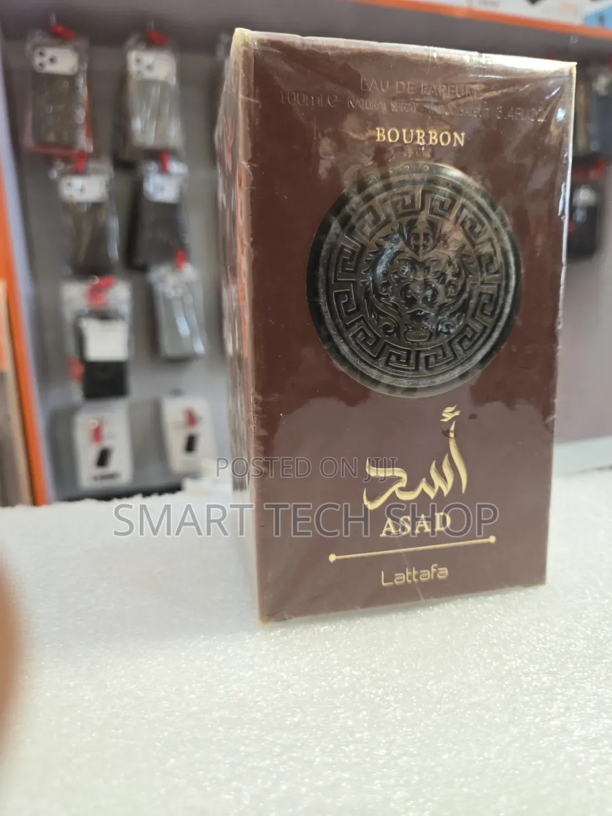 The Item in the Image Is Lattafa Asad Bourbon Eau De Parfum (100ml).