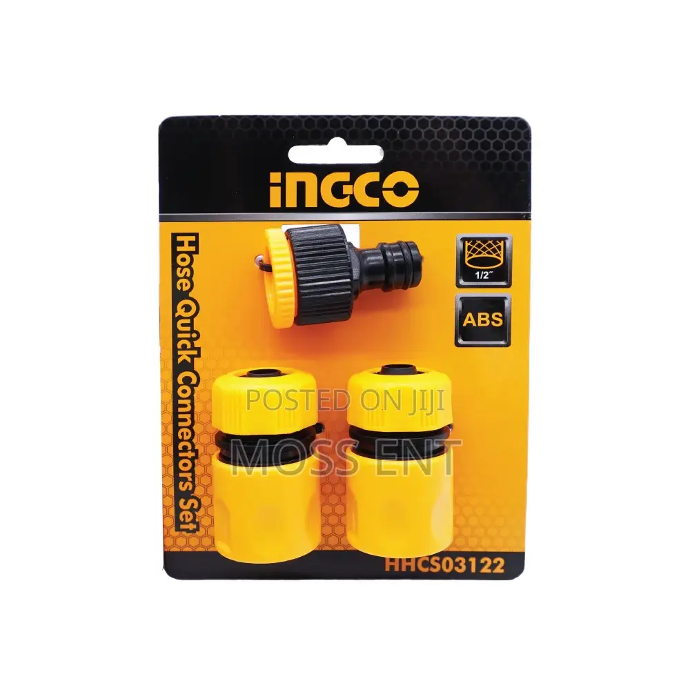 3 Pcs Hose Quick Connectors Hhcs03122 Set 1/2" -