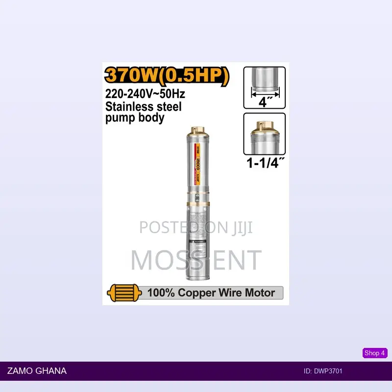 Deep Well Pump - Dwp3701