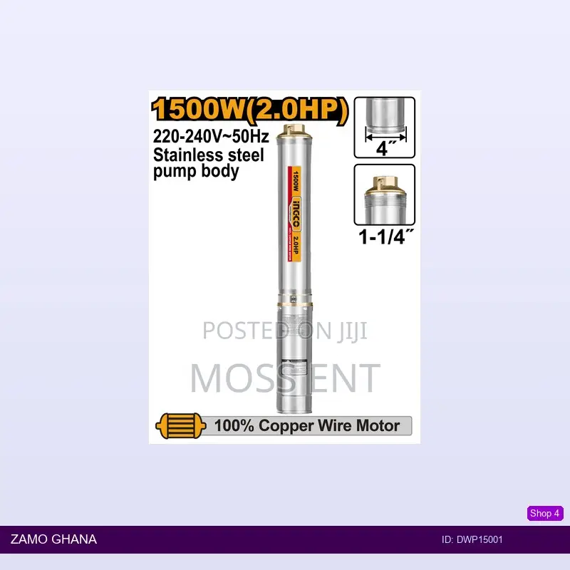 Deep Well Pump - Dwp15001