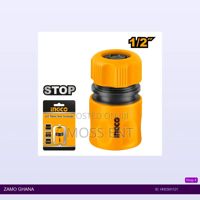 Plastic Hose Connector Stop 0.5" - Hhcs01121