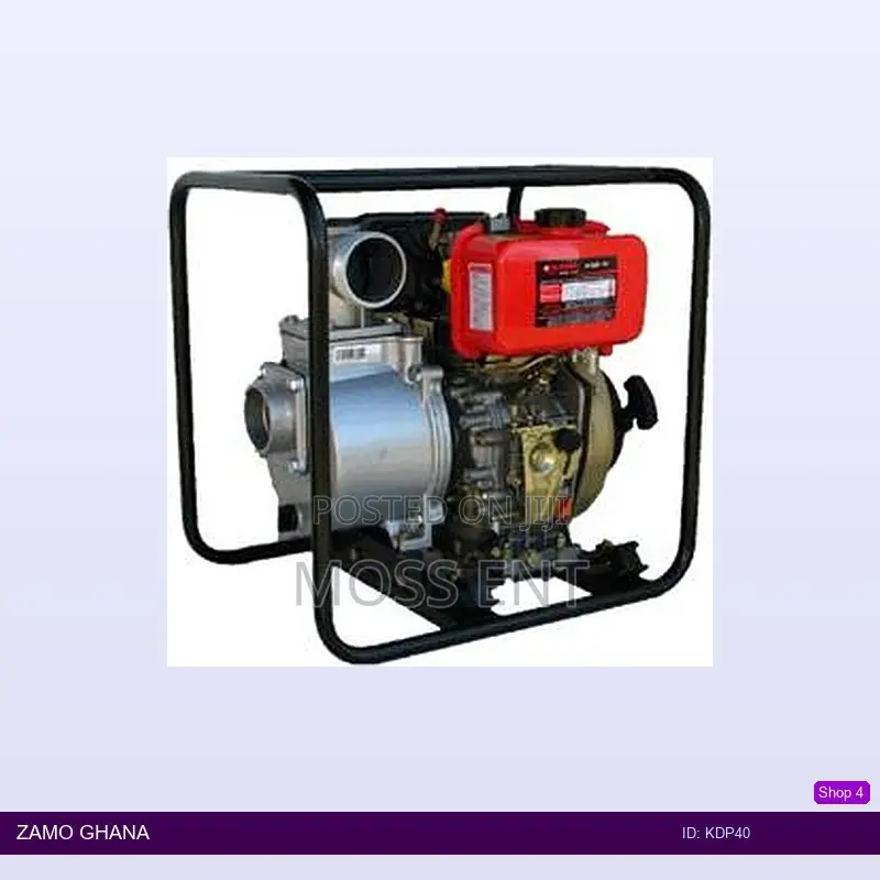 Water Pump 4 Inch Diesel Engine Km186f 40m3/H 8.5hp - Kdp40